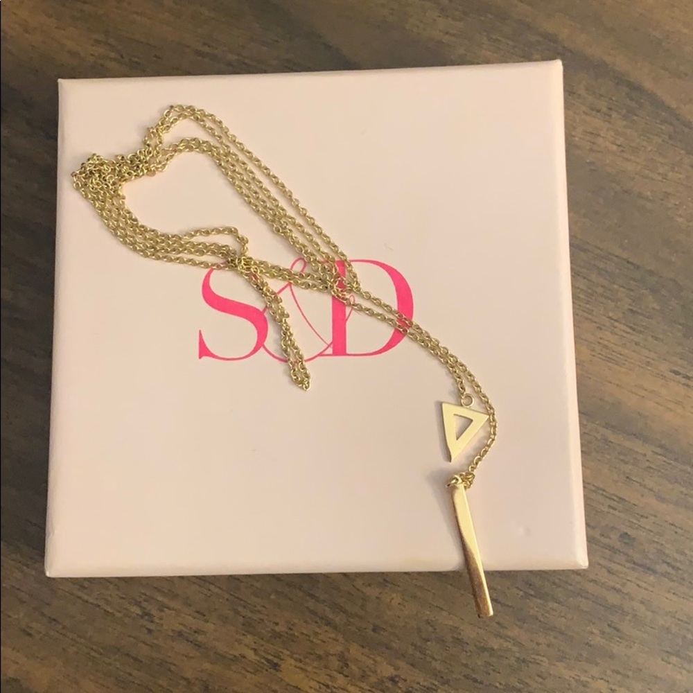 Stella & Dot gold necklace